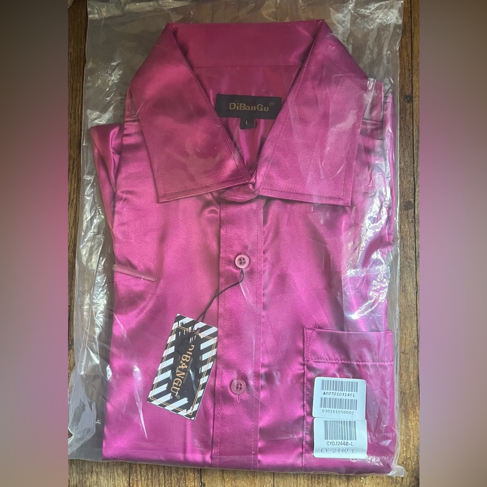 Diba Fuchsia Men's Dress Shirt